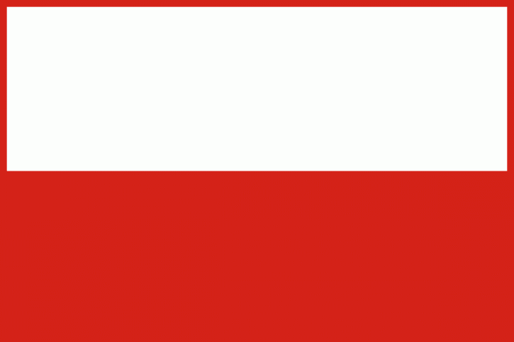 Flagge 20 X 30 cm Polen