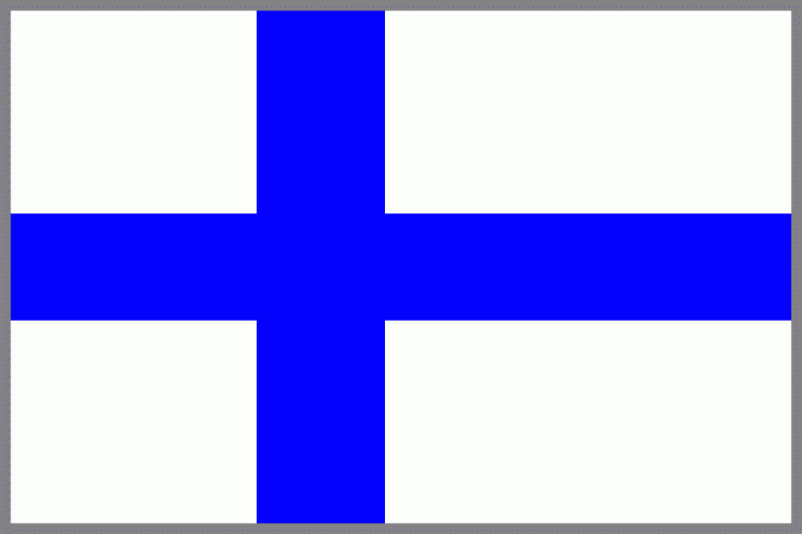 Flagge 20 X 30 cm Finnland