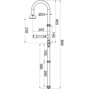 Badeleiter klappbar mit Handlauf 3 Stufen