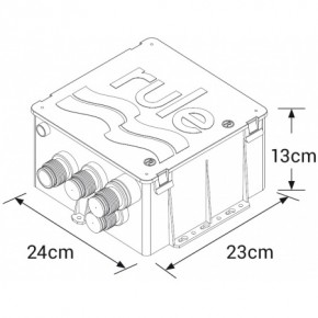 RULE Duschsumpf 3000 l/h  12V