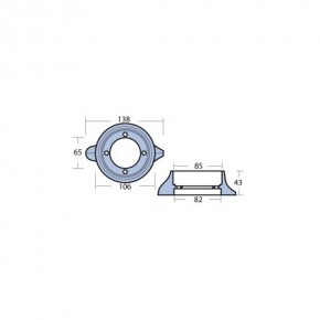 Magnesium Anode Volvo Penta Saildrive 110