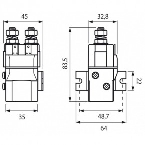 Relaisbox 1000W  12V