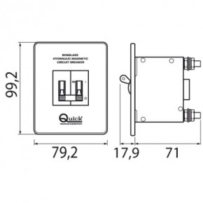 Quick automatische Schutzschalter 125A