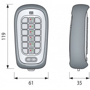 Quick Funkfernbedienung 4 Polig 869,8 MHz