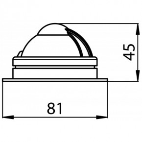 Comet BC1 Kompass in schwarz