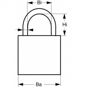 ABUS Marine Hängeschloss 40 mm