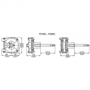 Steuerkopf T71FC mit Planetengetriebe